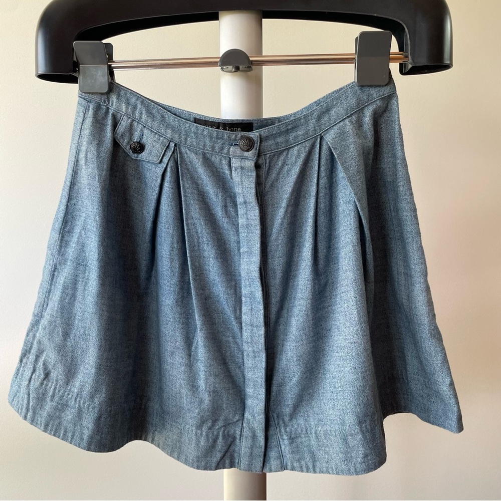Rag and bone for and flare skirt with cute coin pocket